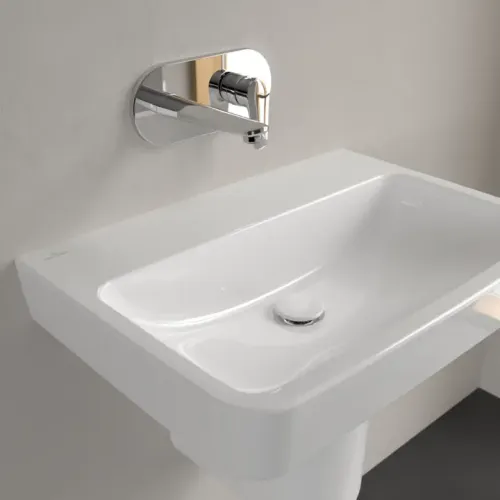 Villeroy & Boch O.novo Pаковина, 650 x 460 x 175 mm, Альпийский белый AntiBac CeramicPlus, без перелива 4A4168T2