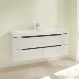 Villeroy & Boch Subway 2.0 Тумба под раковину, 4 выдвижных ящика, 1287 x 520 x 449 mm, White Wood A69800E8