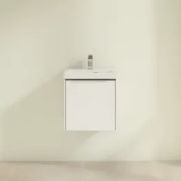 Villeroy & Boch Subway 3.0 Тумба под раковину, 1 дверь, 423 x 429 x 378 mm, Pure White C58100VF