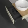 Villeroy & Boch Antao Тумба под раковину, 1 выдвижной ящик, 600 x 190 x 500 mm, лицевая поверхность без текстурированной отделки, Silk Grey Matt Lacquer / Honey Oak K07051HJ