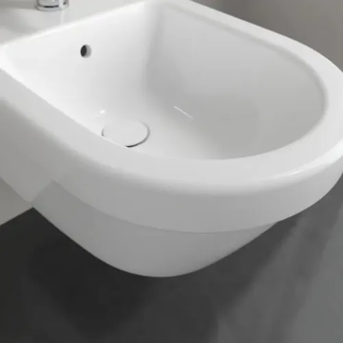 Villeroy & Boch Architectura Биде, настенный, 370 x 540 mm, Альпийский белый CeramicPlus 548400R1