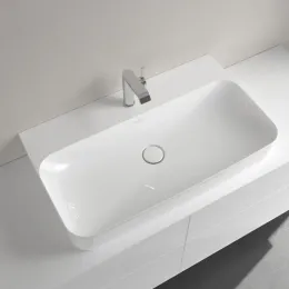 Villeroy & Boch Finion Pаковина, 800 x 470 x 165 mm, Альпийский белый CeramicPlus, без перелива, шлифованный 41688LR1