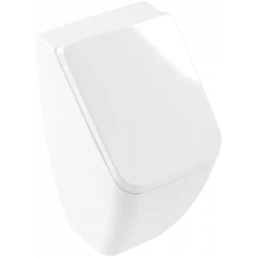 Villeroy & Boch Venticello Писсуар, с отверстиями для крепежа крышки, Скрытый подвод воды, 285 x 320 mm, Stone White CeramicPlus 5504R1RW