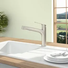Villeroy & Boch Junis Sky Shower Однорычажный смеситель для мойки Однорычажный смеситель для мойки, выкл Нержавеющая сталь, Сплошная нержавеющая сталь 928200LC