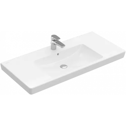 Villeroy & Boch Subway 2.0 Pаковина для установки на тумбу, 1000 x 480 x 180 mm, Альпийский белый, с переливом, шлифованный 71751G01