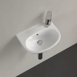 Villeroy & Boch O.novo Раковина компактная, 360 x 275 x 145 mm, Альпийский белый, с переливом 43403601