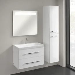 Villeroy & Boch Avento Шкаф-пенал, 2 двери, 350 x 1760 x 404 mm, Стекло белое A89401B4