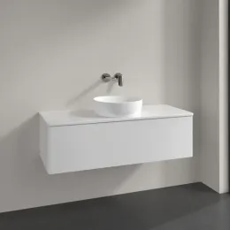 Villeroy & Boch Antao Тумба под раковину, 1 выдвижной ящик, 1200 x 360 x 500 mm, лицевая поверхность без текстурированной отделки, Glossy White Lacquer / Glossy White Lacquer K32010GF