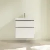 Villeroy & Boch Subway 3.0 Тумба под раковину, 2 выдвижных ящика, 622 x 576 x 478 mm, Pure White C57600VF