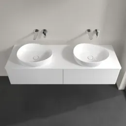Villeroy & Boch Antao Тумба под раковину, 4 выдвижных ящика, 1600 x 360 x 500 mm, лицевая поверхность без текстурированной отделки, Glossy White Lacquer / Glossy White Lacquer K28010GF