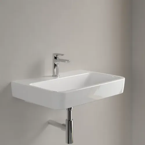 Villeroy & Boch O.novo Pаковина, 650 x 460 x 175 mm, Альпийский белый, без перелива, задняя сторона и нижняя сторона шлифованные 4A41KL01