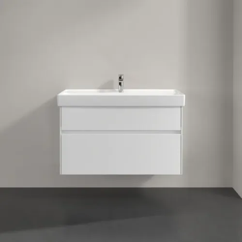 Villeroy & Boch Collaro Тумба под раковину, с подсветкой, 2 выдвижных ящика, 954 x 546 x 444 mm, Glossy White C011B0DH