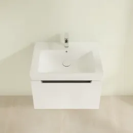 Villeroy & Boch Subway 2.0 Тумба под раковину, 1 выдвижной ящик, 637 x 420 x 454 mm, Glossy White A68810DH