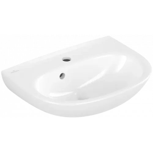 Villeroy & Boch O.novo Раковина компактная, 500 x 380 x 160 mm, Альпийский белый, с переливом 43405001