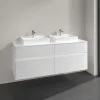 Villeroy & Boch Collaro Тумба под раковину, с подсветкой, 4 выдвижных ящика, 1400 x 548 x 500 mm, Glossy White / Glossy White C076B0DH