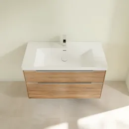 Villeroy & Boch Subway 3.0 Тумба под раковину, 2 выдвижных ящика, 973 x 576 x 478 mm, Oak Kansas C57000RH