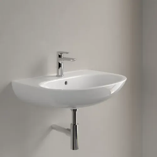 Villeroy & Boch O.novo Pаковина, 650 x 480 x 180 mm, Альпийский белый, с переливом 4A406501