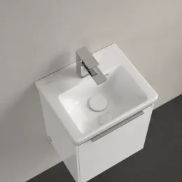 Villeroy & Boch Subway 3.0 Раковина компактная, 370 x 305 x 130 mm, Альпийский белый CeramicPlus, с переливом 437037R1