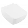 Villeroy & Boch Venticello Сиденье с крышкой для унитаза SlimSeat LINE (Sandwich), с функцией автоматического опускания (SoftClosing), со снимаемым сиденьем (QuickRelease), Альпийский белый 9M80S101