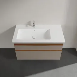 Villeroy & Boch Venticello Тумба под раковину, 2 выдвижных ящика, 953 x 590 x 502 mm, Truffle Grey / Truffle Grey A92705VG