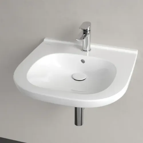 Villeroy & Boch ViCare Pаковина ViCare, 555 x 540 x 195 mm, Альпийский белый, с переливом 41195501