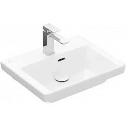 Villeroy & Boch Subway 3.0 Раковина компактная, 500 x 400 x 145 mm, Альпийский белый, с переливом 43705001