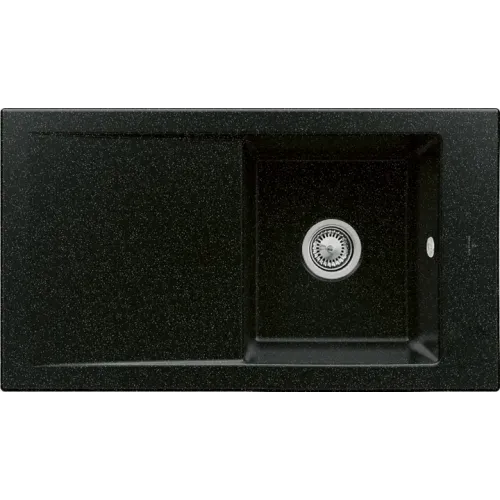 Villeroy & Boch Timeline 50 flat Мойка, включая Комплект слива с ручным управлением, выкл Керамика, 865 x 475 mm, Chromit CeramicPlus 33071FJ0