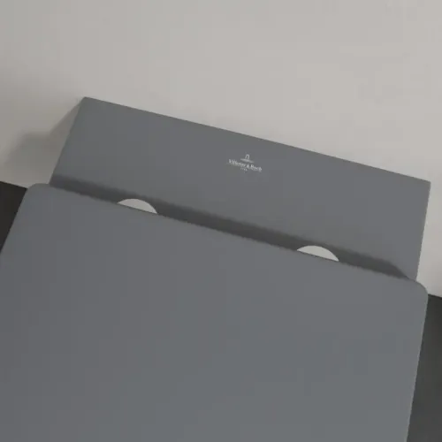 Villeroy & Boch Memento 2.0 Унитаз с открытым смывным краем, настенный, Graphite CeramicPlus 4633R0I4
