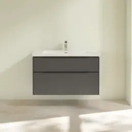 Villeroy & Boch Subway 3.0 Тумба под раковину, 2 выдвижных ящика, 973 x 576 x 478 mm, Graphite C57001VR