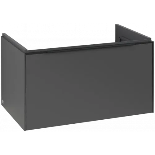Villeroy & Boch Subway 3.0 Тумба под раковину, с подсветкой, 1 выдвижной ящик, 772 x 429 x 478 mm, Graphite C573L1VR