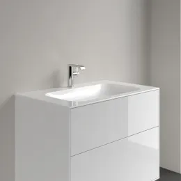 Villeroy & Boch Finion Pаковина для установки на тумбу, 800 x 500 x 160 mm, Альпийский белый CeramicPlus, со скрытым переливом, нешлифованный 416484R1