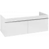 Villeroy & Boch Venticello Тумба под раковину, 2 выдвижных ящика, 1153 x 420 x 502 mm, Glossy White / Glossy White A93801DH