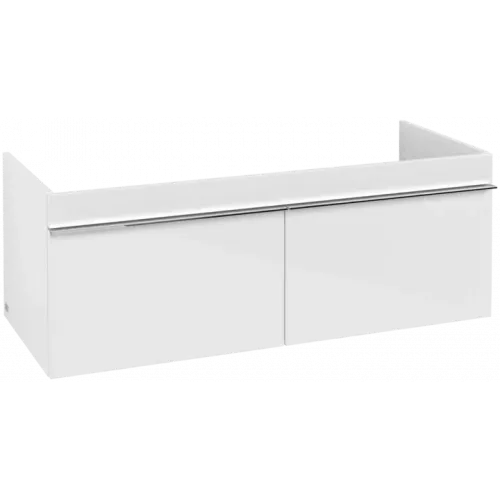 Villeroy & Boch Venticello Тумба под раковину, 2 выдвижных ящика, 1153 x 420 x 502 mm, Glossy White / Glossy White A93801DH