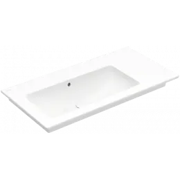 Villeroy & Boch Venticello Pаковина для установки на тумбу, 1000 x 500 x 170 mm, Альпийский белый, с переливом 4134L301