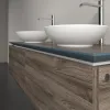 Villeroy & Boch Legato Тумба под раковину, с подсветкой, 2 выдвижных ящика, 1400 x 380 x 500 mm, Stone Oak / Stone Oak B591L0RK