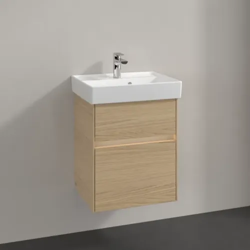 Villeroy & Boch Collaro Тумба под раковину, с подсветкой, 2 выдвижных ящика, 460 x 546 x 374 mm, Nordic Oak C006B0VJ