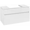 Villeroy & Boch Legato Тумба под раковину, 2 выдвижных ящика, 1000 x 550 x 500 mm, Glossy White / Glossy White B68100DH