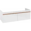 Villeroy & Boch Venticello Тумба под раковину, 2 выдвижных ящика, 1253 x 420 x 502 mm, Glossy White / Glossy White A93905DH