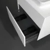 Villeroy & Boch Collaro Тумба под раковину, с подсветкой, 2 выдвижных ящика, 800 x 548 x 500 mm, Glossy White / Glossy White C108B0DH