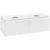 Villeroy & Boch Legato Тумба под раковину, 2 выдвижных ящика, 1200 x 380 x 500 mm, Glossy White / Glossy White B58300DH
