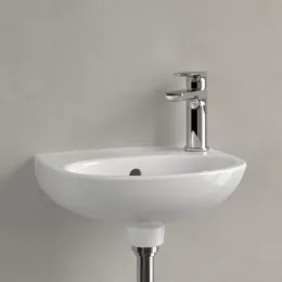 Villeroy & Boch O.novo Раковина компактная, 360 x 275 x 145 mm, Альпийский белый, с переливом 43403601