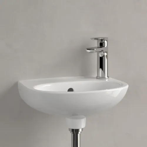 Villeroy & Boch O.novo Раковина компактная, 360 x 275 x 145 mm, Альпийский белый, с переливом 43403601