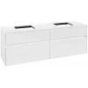 Villeroy & Boch Collaro Тумба под раковину, с подсветкой, 4 выдвижных ящика, 1600 x 548 x 500 mm, Glossy White / Glossy White C137B0DH