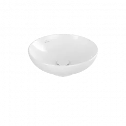 Villeroy & Boch Loop & Friends Раковина для установки на столешницу, 420 x 420 x 120 mm, Альпийский белый, без перелива 4A460101