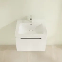 Villeroy & Boch Subway 2.0 Тумба под раковину, 1 выдвижной ящик, 587 x 420 x 454 mm, Glossy White A68700DH