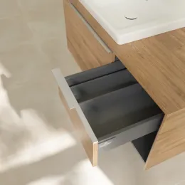 Villeroy & Boch Subway 3.0 Тумба под раковину, 2 выдвижных ящика, 1001 x 423 x 516 mm, Oak Kansas / Oak Kansas C57200RH