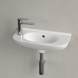 Villeroy & Boch O.novo Раковина компактная, 500 x 250 x 175 mm, Альпийский белый, с переливом 53615401