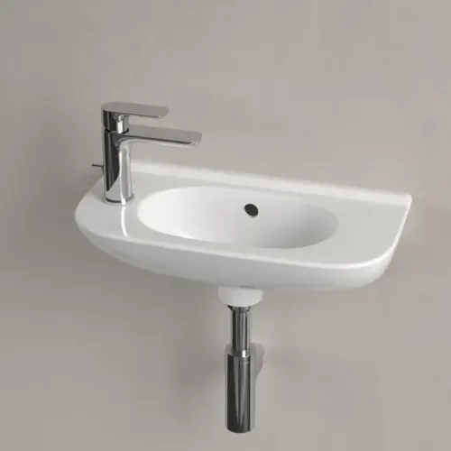 Villeroy & Boch O.novo Раковина компактная, 500 x 250 x 175 mm, Альпийский белый, с переливом 53615401