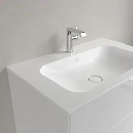 Villeroy & Boch Finion Pаковина для установки на тумбу, 800 x 500 x 160 mm, Stone White CeramicPlus, без перелива, нешлифованный 416481RW