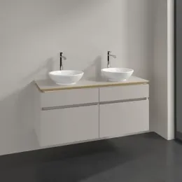 Villeroy & Boch Legato Тумба под раковину, 4 выдвижных ящика, 1200 x 550 x 500 mm, Soft Grey / Soft Grey B58400VK